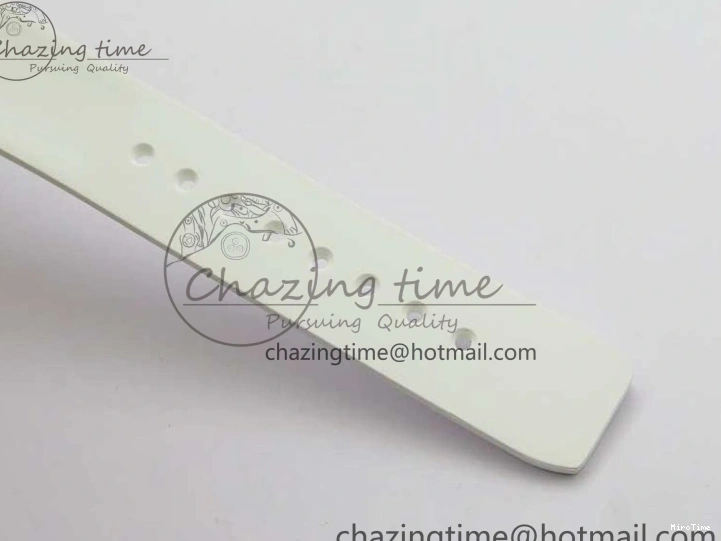 MiroTime 0129 Durable Submariner Phantomlab Transparent KZF Best Edition Blue Moon Dial on White Rubber Strap VR 2564